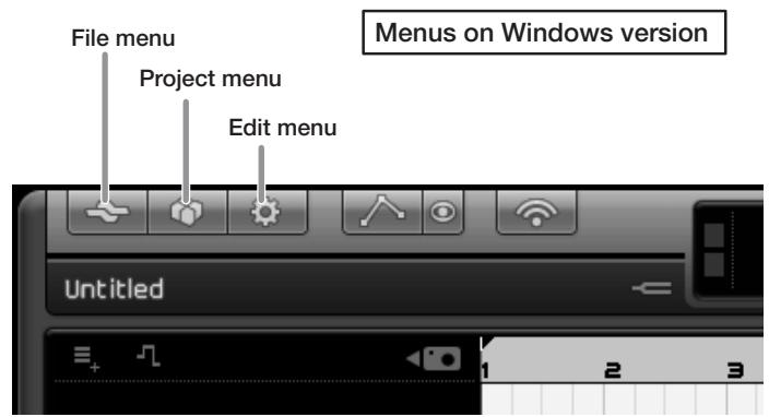 ZOOM B3 - Select "New Project" from the "Project" menu. - 1