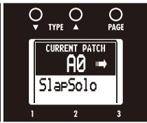 ZOOM B3 - | To store a patch or swap with a different patch - 4
