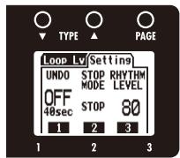 ZOOM B3 - Press of the right unit. - 2