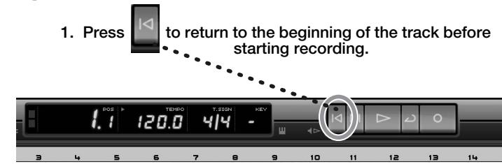ZOOM B3 - Record to a track. - 1