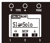 ZOOM B3 - | To change the patch name - 2