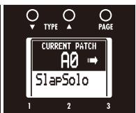 ZOOM B3 - To change the bank where stored/swapped - 4