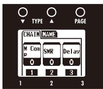 ZOOM B3 - | To change the patch name - 1
