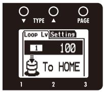 ZOOM B3 - Press of the right unit. - 1