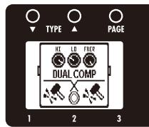 ZOOM B3 - | To select an effect type - 2