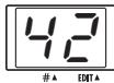 ZOOM FIRE15 - While the reference pitch is shown, you can use the [] / [] keys to change the setting. - 1