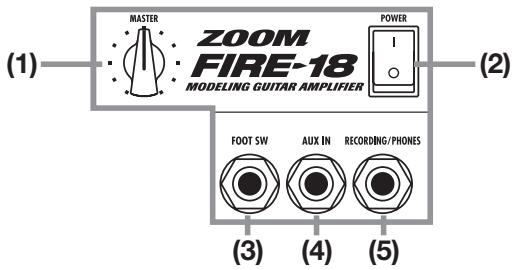 ZOOM FIRE18 - Section d'entrée (input)/préalimentation - 4