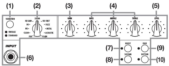 ZOOM FIRE18 - Section d'entrée (input)/préalimentation - 1