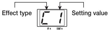 ZOOM FIRE36 - To use a modulation effect, press the corresponding [TYPE] key. - 1