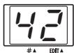 ZOOM FIRE36 - While the reference pitch is shown, you can use the [] / [] keys to change the setting. - 1