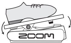 ZOOM G21U - Operate the pedal - 1
