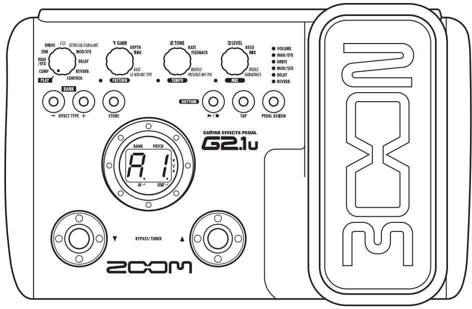 ZOOM G21U - Operation Manual - 1
