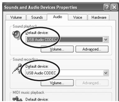 ZOOM G21U - From the "Start" menu, select "Control Panel" and double-click "Sounds and Audio Devices". - 1