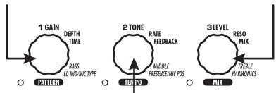 ZOOM G21U - Parameter knob 3 - 1