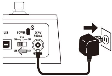 ZOOM G3 - When using an adapter - 1