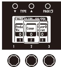 ZOOM G3 - | To change the order of the effects - 2