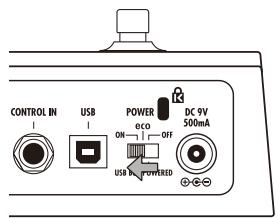ZOOM G3 - When using batteries - 2