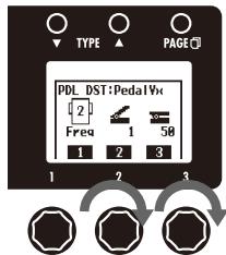 ZOOM G3 - Set the parameter range that the pedal can adjust - 1