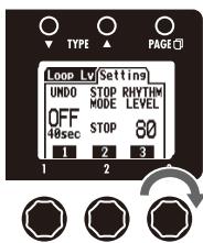 ZOOM G3 - To adjust the volume of the rhythm - 4
