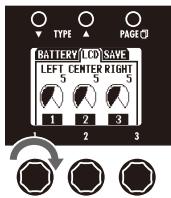 ZOOM G3 - | To adjust the display contrast - 2