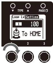 ZOOM G3 - To adjust the volume of the looped phrase - 2