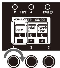ZOOM G3 - | To change the order of the effects - 1