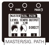 ZOOM G3 - | To activate the GLOBAL menu - 3