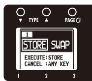 ZOOM G3 - To change the patch number where stored/swapped - 2
