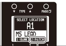 ZOOM G3 - To change the patch number where stored/swapped - 4