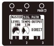 ZOOM G3 - | To adjust the master level - 3