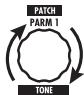 ZOOM G92TT - Turn parameter knob 1 to select the MIDI channel (1 - 16) on which the G9.2tt will receive MIDI messages. - 1