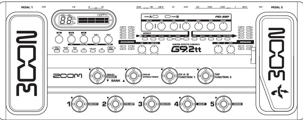 ZOOM G92TT - Operation Manual - 1