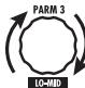 ZOOM G92TT - Use parameter knob 3 to adjust the level balance between the signal returned from the external effect and the internal signal of the G9.2tt (dry level). - 1