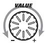 ZOOM GFX3 - While playing your instrument, turn the [VALUE] dial until the sound quality is as desired. - 1