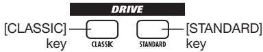 ZOOM GFX3 - If required, use the three selectors to choose the DRIVE, MOD, and REV/DLY module effect type. - 2