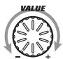 ZOOM GFX3 - To change the reference pitch of the tuner, use the [VALUE] dial. - 1