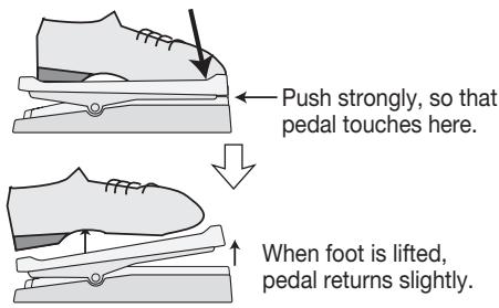 ZOOM GFX3 - Push the expression pedal fully down and release it. - 1