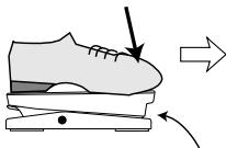 ZOOM GFX4 - Push the expression pedal fully down and then lift your foot off the pedal (the pedal goes back a little). Press the STORE key at this point. - 1