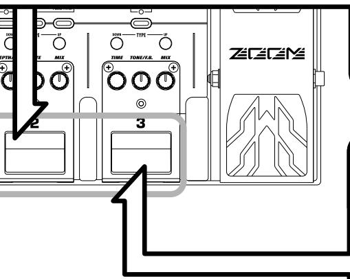 ZOOM GFX4 - Adjust the reference pitch of the tuner - 1