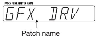 ZOOM GFX8 - Selecting the patch/bank number/group - 1