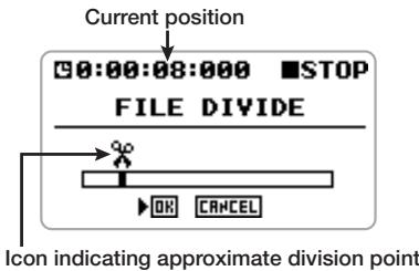 ZOOM H4V2 - Move the jog dial up/down to bring the cursor to the source file. Then press the jog dial. - 1