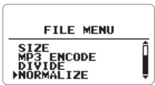 ZOOM H4V2 - Move the jog dial up/down to bring the cursor to "FILE". Then press the jog dial. - 1