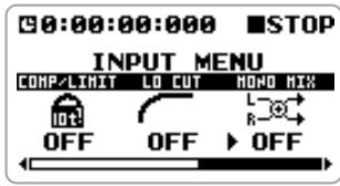 ZOOM H4V2 - Move the jog dial up/down to bring the cursor to "MONO MIX". Then press the jog dial. - 1