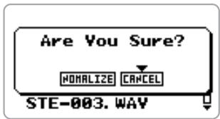 ZOOM H4V2 - Move the jog dial up/down to bring the cursor to the target file. Then press the jog dial. - 1