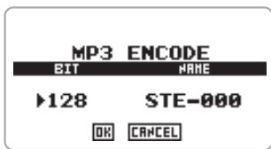 ZOOM H4V2 - Move the jog dial up/down to select the WAV file to convert. Then press the jog dial. - 1
