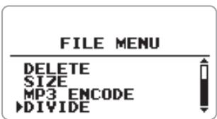 ZOOM H4V2 - Move the jog dial up/down to bring the cursor to "FILE". Then press the jog dial. - 1