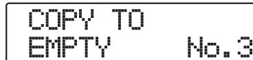 ZOOM MRS1608 - Press the [INSERT/COPY] key in the rhythm section. - 1