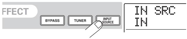 ZOOM MRS1608 - Press the [INPUT SOURCE] key in the effect section. - 1