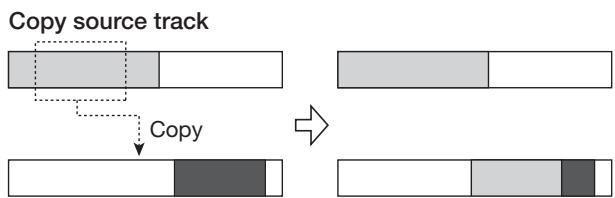 ZOOM MRS1608 - Copying a specified range of data - 1