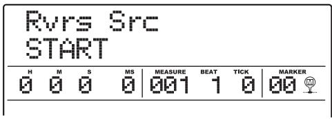 ZOOM MRS1608 - Refer to steps 1 - 6 of "Basic steps for range editing" to select the track/V-take for reversing, and press the [ENTER] key. - 1